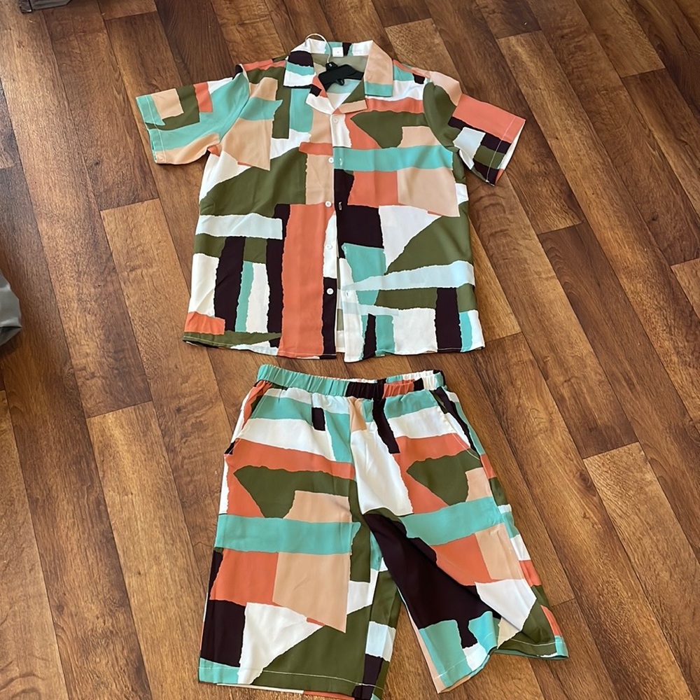 crazy pattern 2 piece sets
